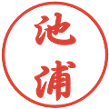 池浦の電子印鑑｜行書体｜縮小版