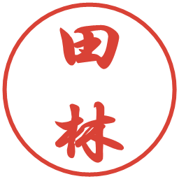 田林の電子印鑑｜行書体