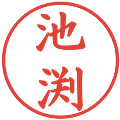 池渕の電子印鑑｜楷書体｜縮小版