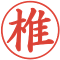 椎の電子印鑑｜楷書体｜縮小版