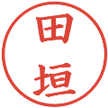 田垣の電子印鑑｜楷書体｜縮小版