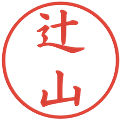 辻山の電子印鑑｜楷書体｜縮小版