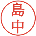 島中の電子印鑑｜明朝体｜縮小版