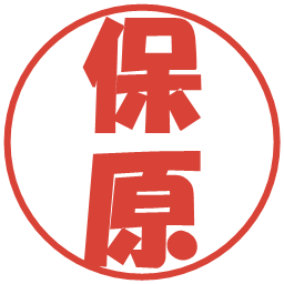 保原の電子印鑑｜ポップ体