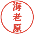 海老原の電子印鑑｜プレゼンス体｜縮小版
