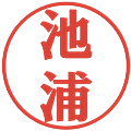 池浦の電子印鑑｜プレゼンス体｜縮小版