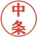 中条の電子印鑑｜プレゼンス体｜縮小版